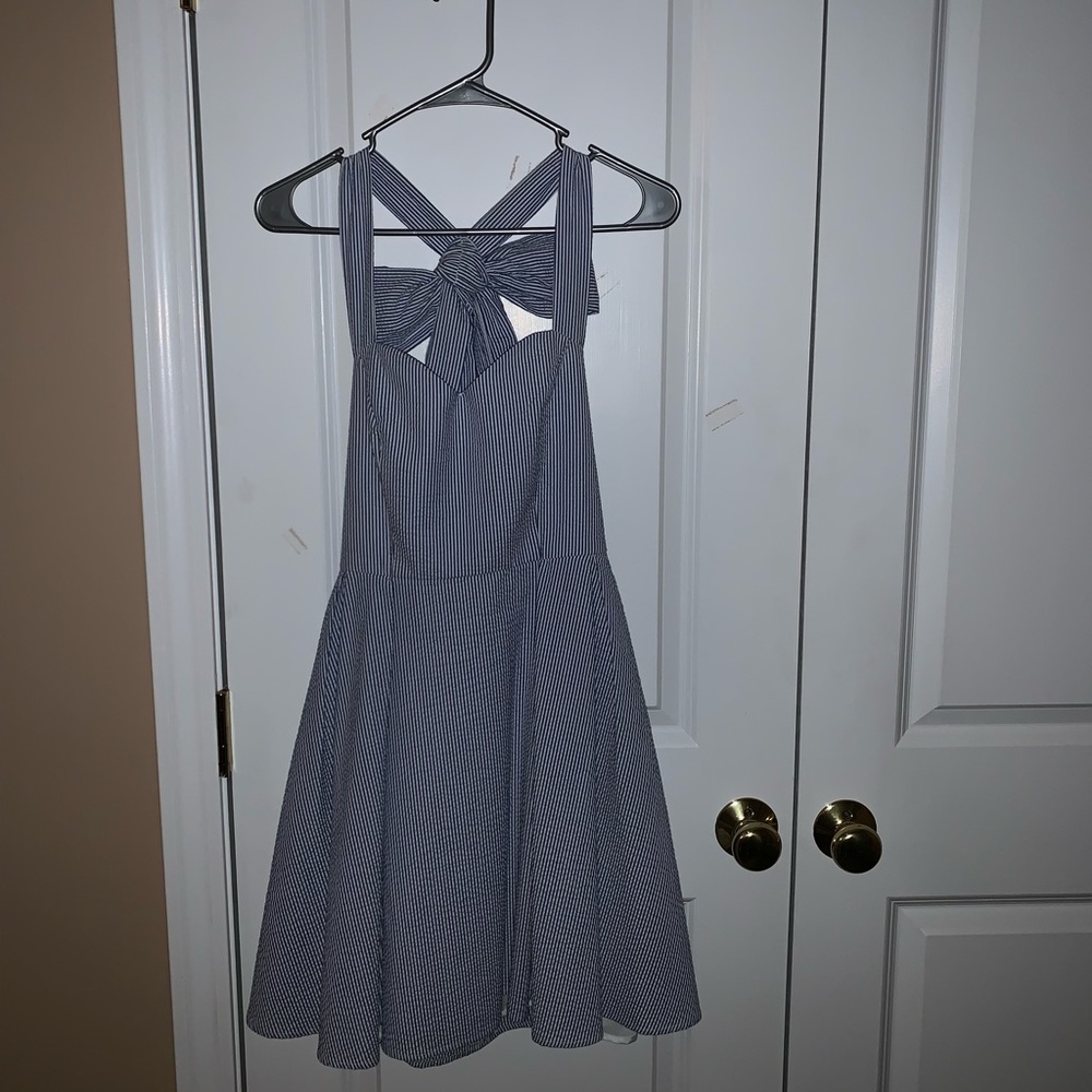 Lauren James Livingston seersucker dress